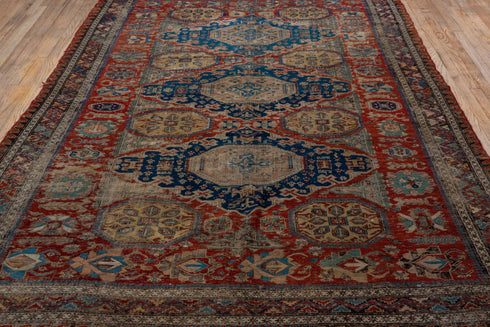 Antique Sumak Area Rug (7' x 9')